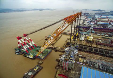 國內(nèi)潮流能發(fā)電機(jī)落戶舟山(圖)