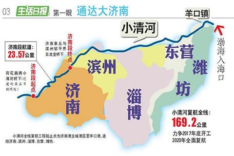 小清河復(fù)航即將開工 華全機(jī)組可乘船進(jìn)省城