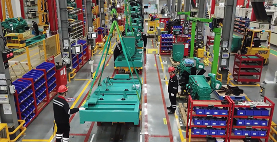 華全數字化工廠有序生產