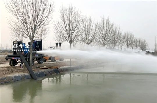 震撼來襲！華全400千瓦渣漿水泵機組現場測試現場