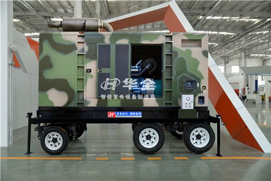 改款升級(jí)！華全200kw靜音發(fā)電機(jī)組專(zhuān)用六輪移動(dòng)拖車(chē)介紹